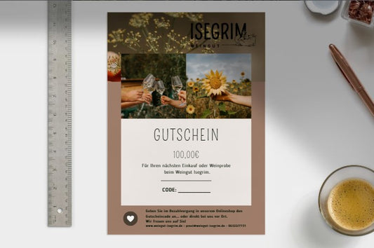 Geschenkgutschein 25€